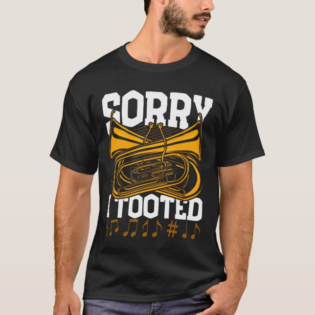 T-shirt Euphonium Euphoniumist Sorry Iooted boy (Devant)
