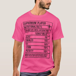 T-shirt Euphonium Player Musicien Musique Musique Musique 