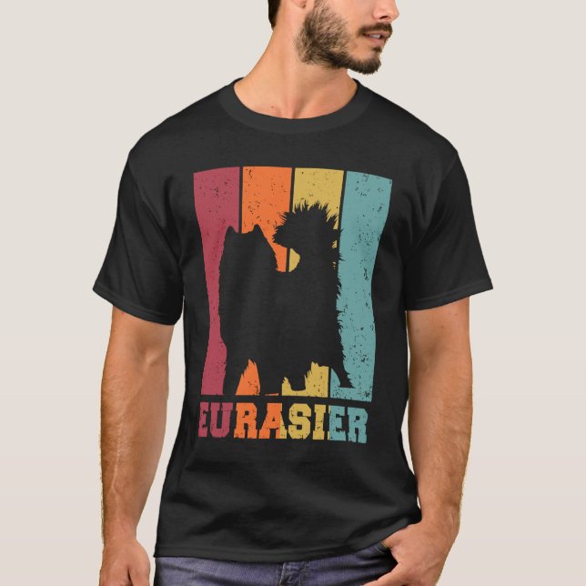 T-shirt Eurasier Vintage  1 (Devant)