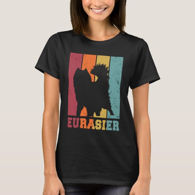 T-shirt Eurasier Vintage  1 (Devant)