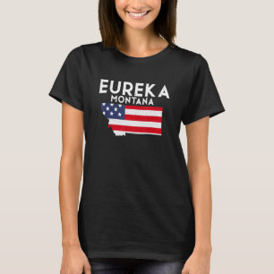 T-shirt Eureka Montana USA État Amérique Voyage Montanan
