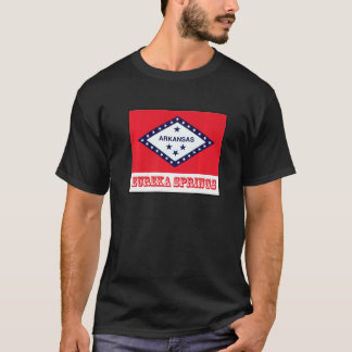 T-shirt Eureka Springs Arkansas Usa Drapeau Souvenir