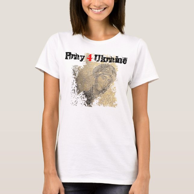 T-shirt Euromaïdan Priez pour la liberté d'Ukraine (Devant)
