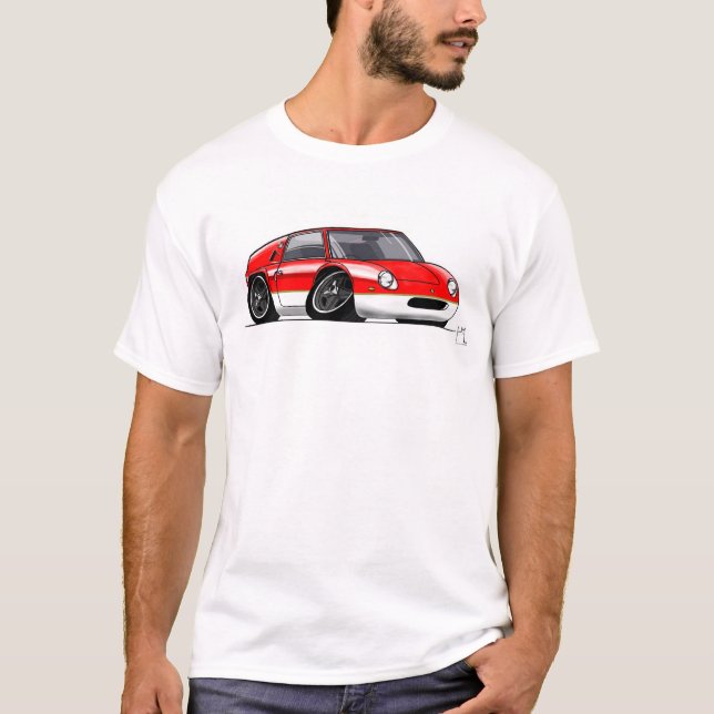 T-shirt Europa minuscule 47GT (rouge) (Devant)