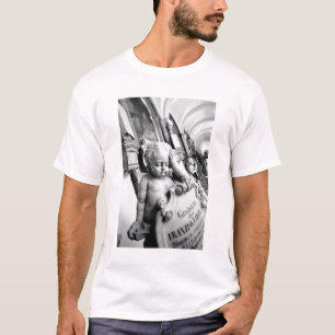 T-shirt Europe, Autriche, Salzbourg. Chérubin et monument 
