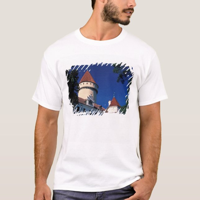 T-shirt Europe, Château de Konopiste, République tchèque,  (Devant)