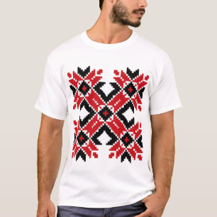 T-shirt Europe de l'Est Motif, folklore traditionnel, folk