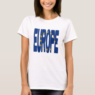 T-shirt Europe + Drapeau
