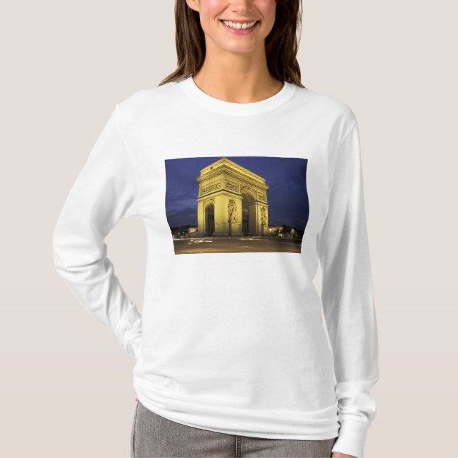 T-shirt Europe, France, Paris. Arc de Triomphe (Devant)