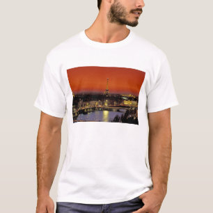 T-shirt Europe, France, Paris. Vue au coucher du soleil de