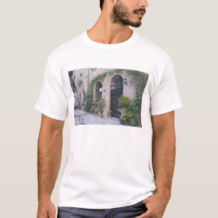 T-shirt Europe, Italie, Ombrie, Civita, Maison Traditionne