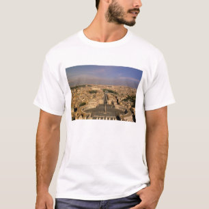 T-shirt Europe, Italie, Rome, Le Vatican. Vue de St.