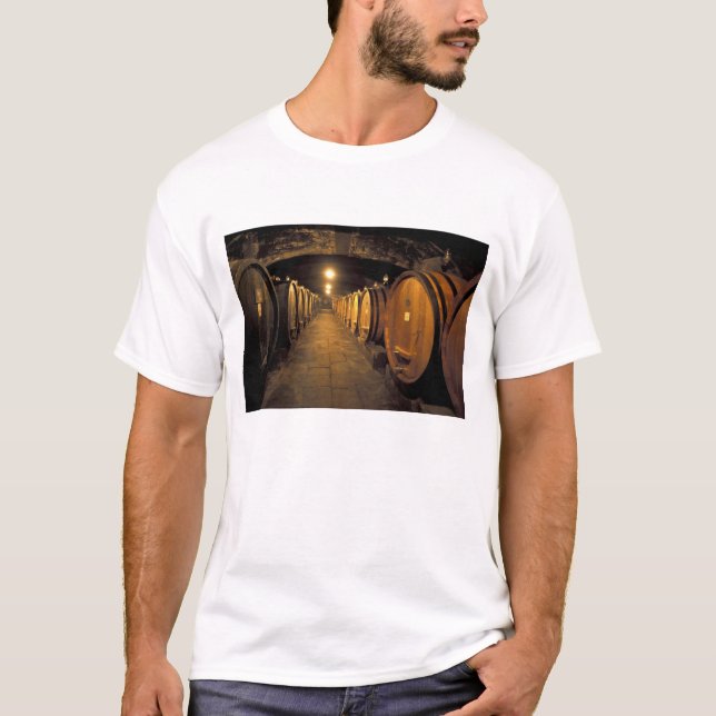 T-shirt Europe, Italie, Toscane. Cave du Chianti (Devant)