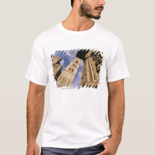 T-shirt Europe, Italie, Toscane, Florence. Piazza del 3