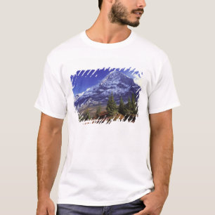 T-shirt Europe, Suisse, Eiger. Les couleurs d'automne abon