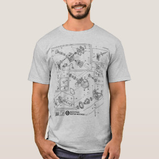 T-shirt European Motor Services - Chemise de travail XWD
