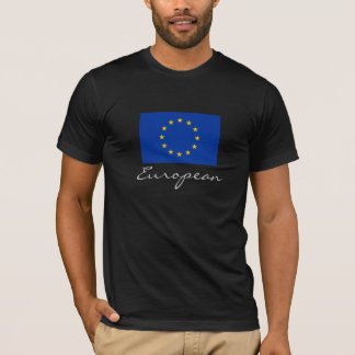 T-shirt Européen avec le drapeau d'UE