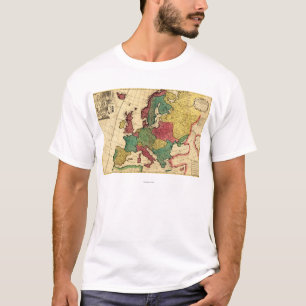 T-shirt EuropePanoramic MapEurope