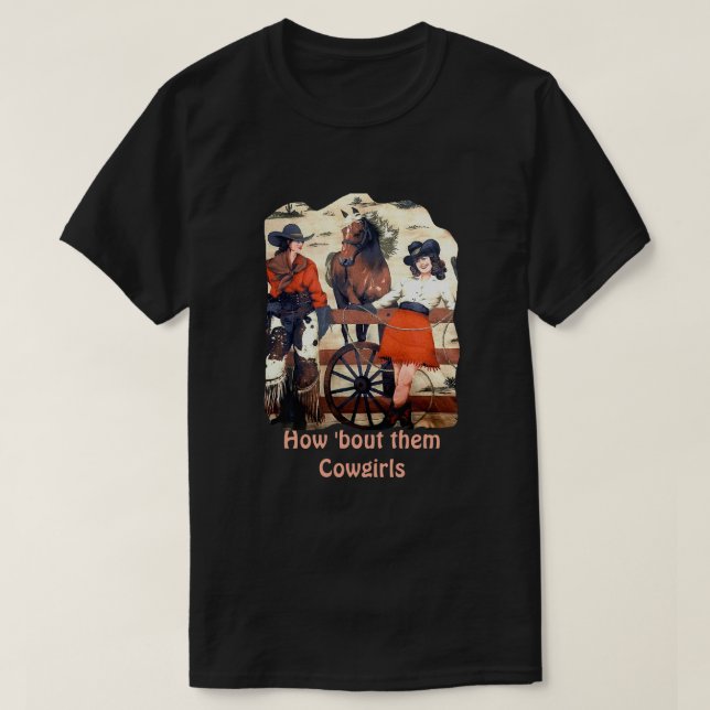 T-shirt Eux cowgirls (Design devant)