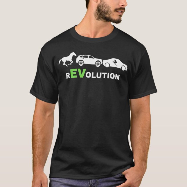 T-shirt EV Revolution Drive E Cars EV Life Electric Veh (Devant)