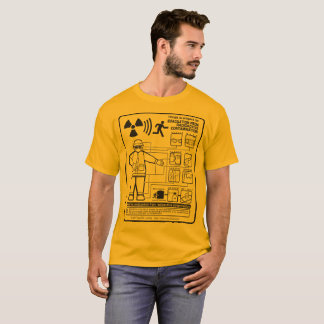 T-SHIRT ÉVACUATION DE CONTAMINATION RADIOACTIVE