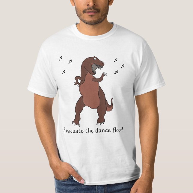 T-shirt Évacuez la piste de danse ! (Devant)