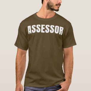 T-shirt Évaluateur Funny Titre du travail Profession Cadea