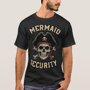 T-shirt Évaluer la sécurité de la sirène Costume de crâne
