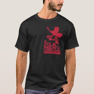 T-shirt Evangelion NERV 3.0 Insigne de sécurité classique 
