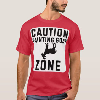 T-shirt Évangile Chèvre Attention Évangile Zone de chèvre 