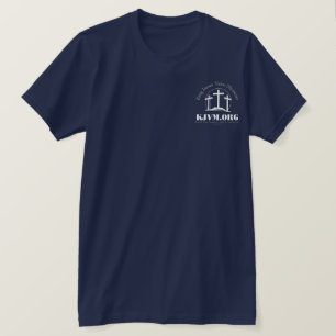 T-shirt Évangile de John KJV Ministères Sombre