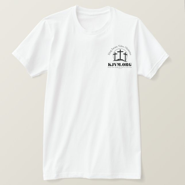 T-shirt Évangile des Ministères John KJV (Design devant)