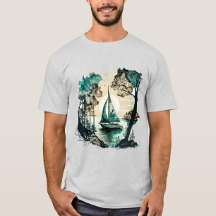 T-shirt Évasion estivale