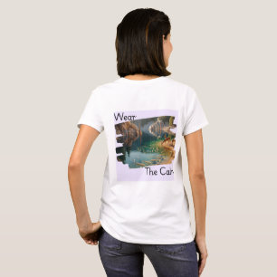 T-shirt Évasion paisible dans la nature sauvage au bord du