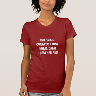 T-SHIRT EVE A ÉTÉ CRÉÉE EN PREMIER