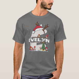 T-shirt Evelyn Christmas w Evelyn Nom pour les Noël drôles