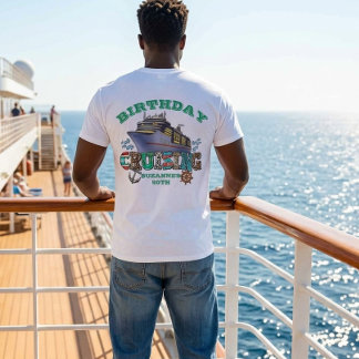 T-shirt Événement de groupe de croisière d'anniversaire pe