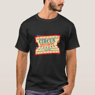 T-shirt Événement de sécurité de cirque Personnel Carnaval