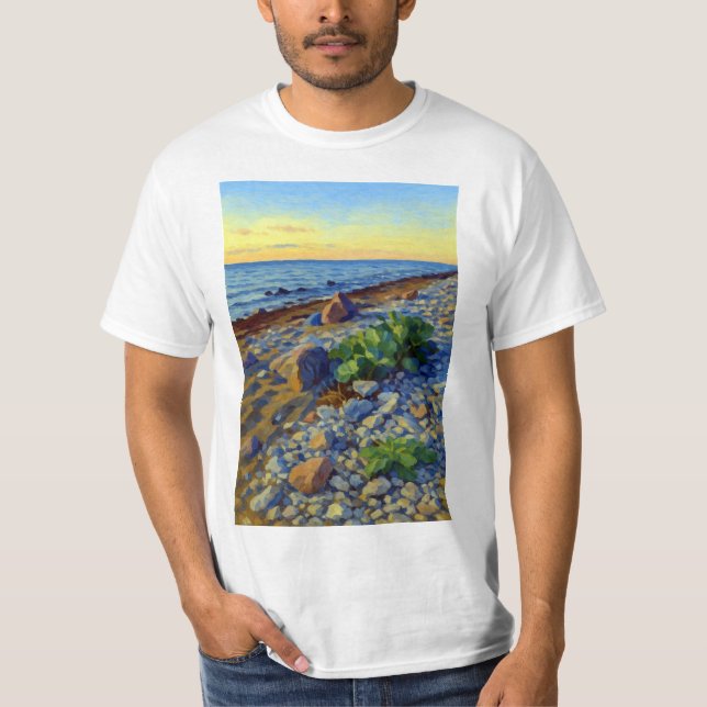 T-shirt Evening light on the coast of Vormsi (Devant)