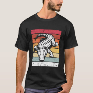 T-shirt Éventail Safari Croc du Zoo des Crocodiles Faune