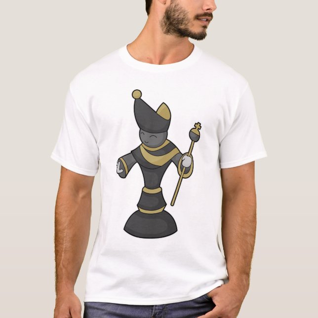 T-shirt Évêque Échecs Équipe Échecs (Devant)