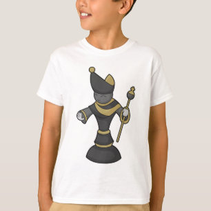 T-shirt Évêque Échecs Équipe Échecs