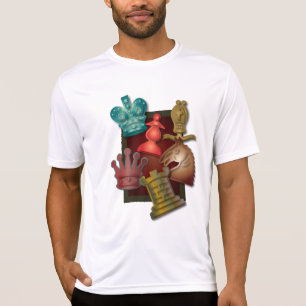 T-shirt Évêque Pawn de chevalier du Roi la Reine de
