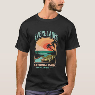 T-shirt Everglades National Park US Crocodile Floride Alli