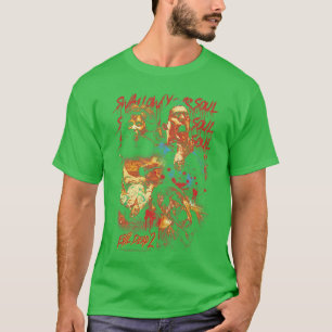 T-shirt Evil Dead 2 Avalez Votre Âme Collage Film d'Horreu
