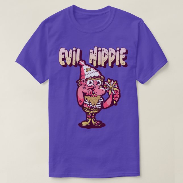 T-shirt Evil Hippie (Design devant)