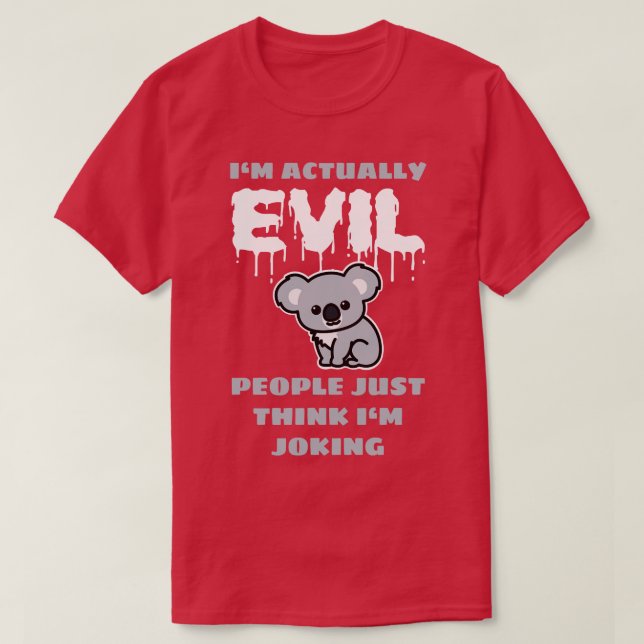 T-shirt Evil Koala (Design devant)