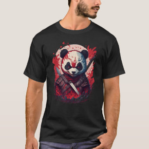 T-shirt Evil Ninja Samurai Panda Beaux fantasmes japonais