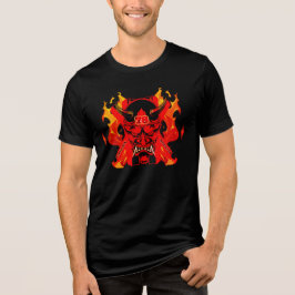 T-Shirt Evil Samurai  Tri-Blend Shirt