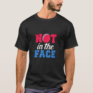 T-shirt Éviter la balle au visage Joueur de dodgeball Équi